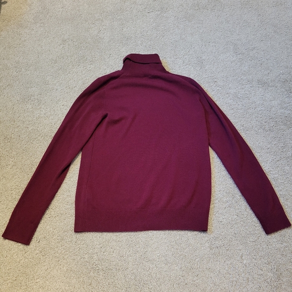 JENNIE LIU 100% Pure Cashmere Long Sleeve Pullover Turtleneck Sweater - Picture 3 of 9